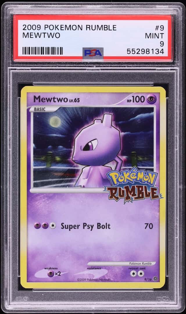 2009 Pokemon Platinum Rumble Mewtwo #9 PSA 9 MINT