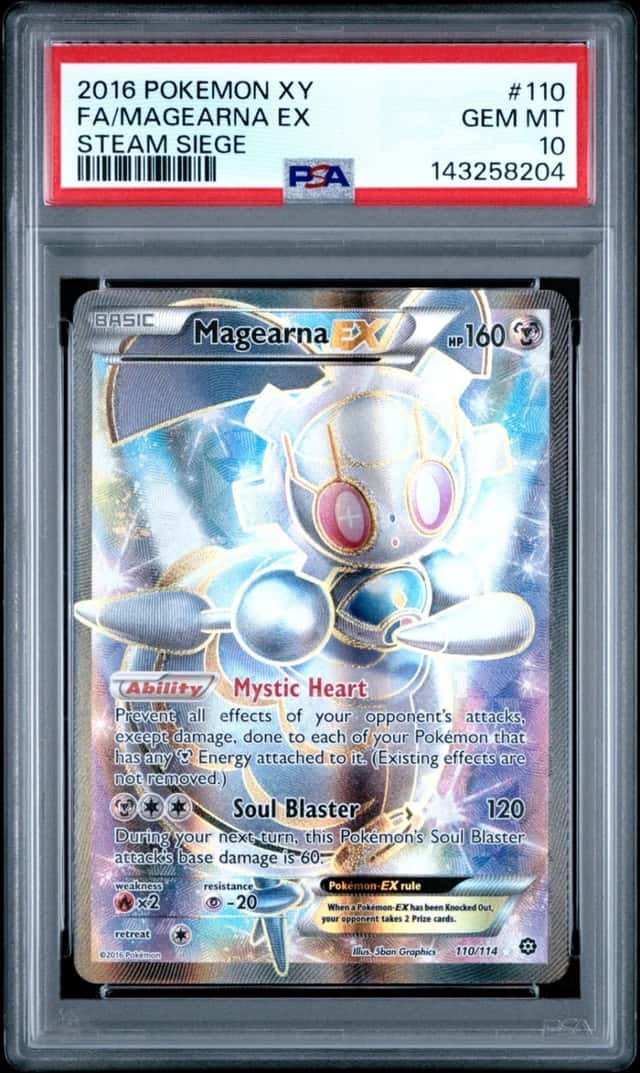 2016 Pokemon XY Stream Siege 110 Magearna Full Art PSA 10 Gem Mint