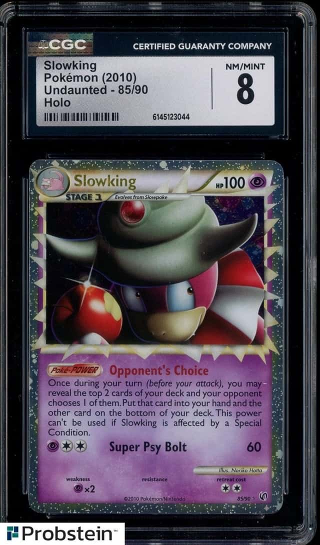 2010 Pokemon Undaunted #85/90 Slowking Holo CGC 8 NM-MT