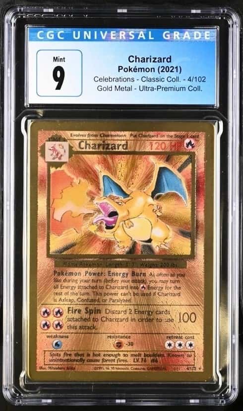 Pokémon Charizard 2021 Celebrations - Classic Coll. 4/102 CGC 9