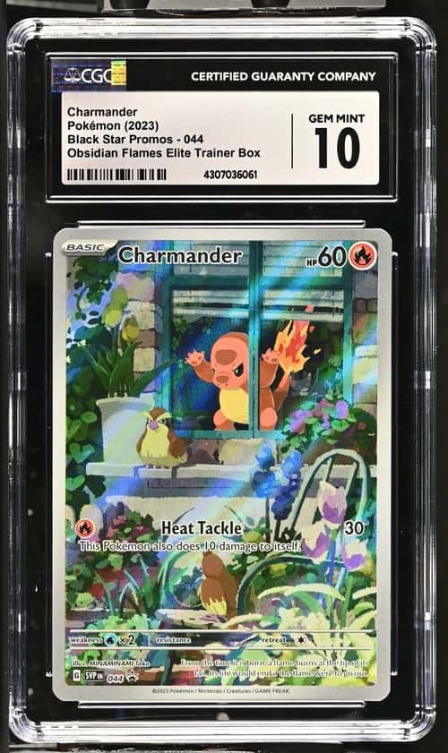 Pokemon CGC 10 Charmander Holo Promo SV 044/?? 2023 English Minaminami