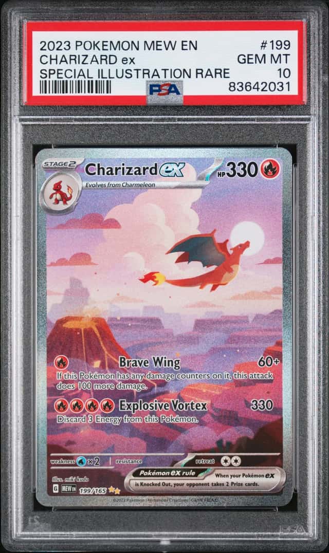 2023 Pokemon SV 151 Charizard ex Special Illustration Rare #199/165 PSA 10