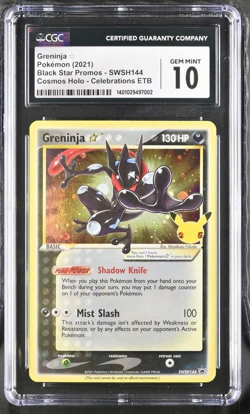 Greninja CGC 10 Pokemon Sword & Shield Black Star Promos #SWSH144 Gold 2021 9700
