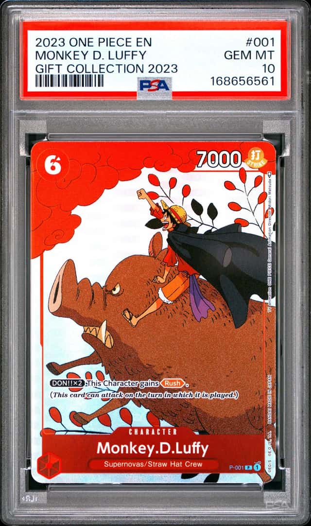2023 One Piece Monkey D. Luffy Gift Collection #001 PSA 10 GEM MINT (A)