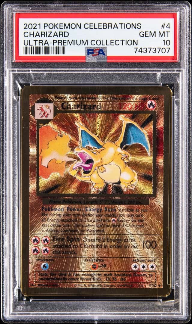 2021 Pokemon Celebrations Ultra-Premium Collection #4 Charizard - PSA GEM MT 10