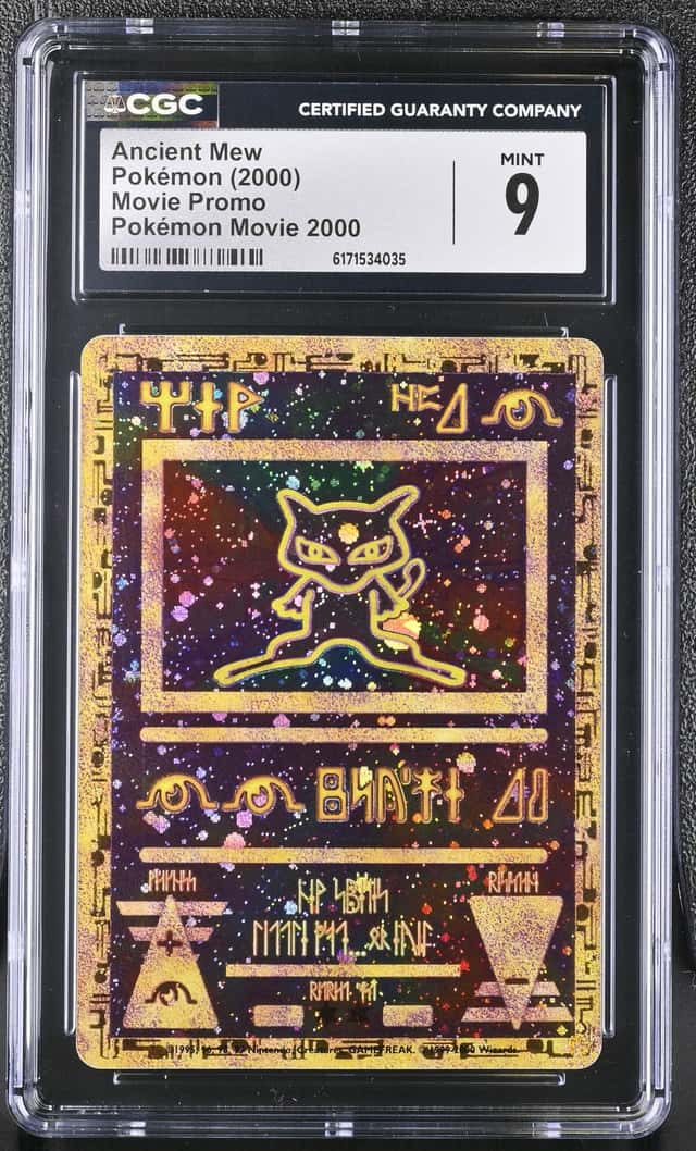 2000 Ancient Mew Pokemon Movie Promo Pokemon Movie 2000 Cgc 9