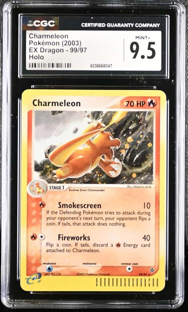 Pokemon Charmeleon EX Dragon 99/97 Holo CGC 9.5