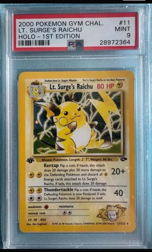 Lt. Surge's Raichu