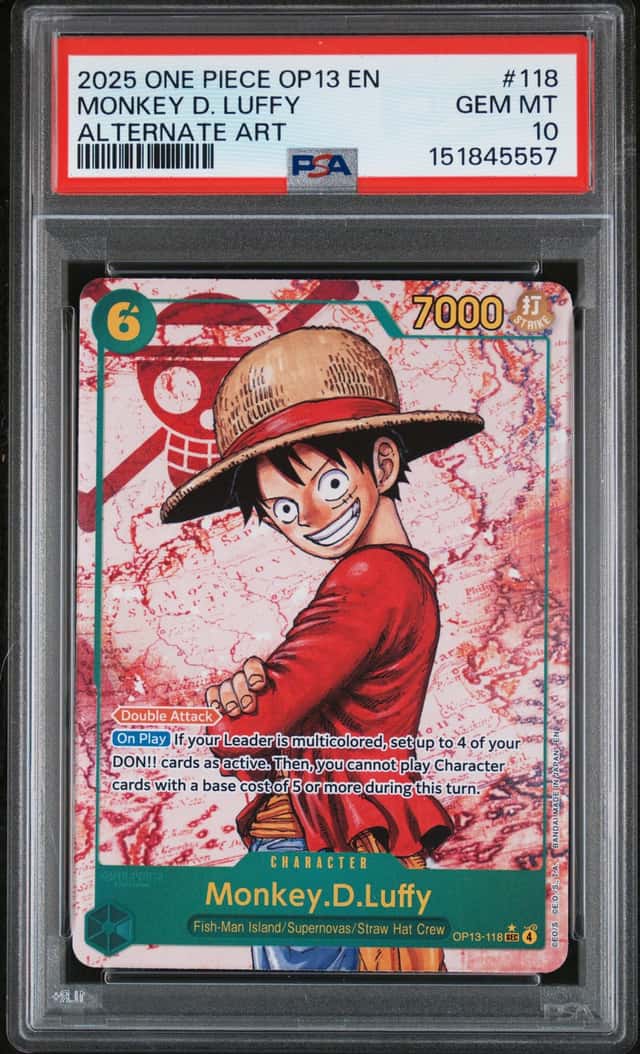 One Piece Monkey D. Luffy SEC OP13-118
