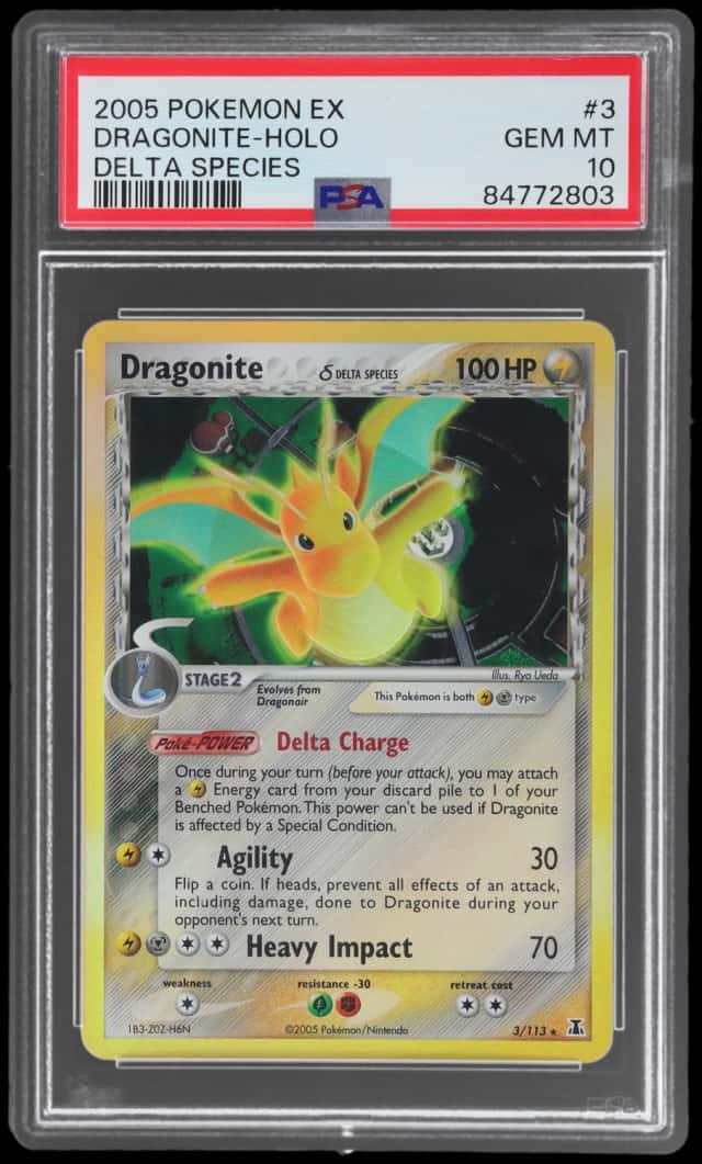 2005 Pokemon Ex Delta Species Holo Dragonite #3