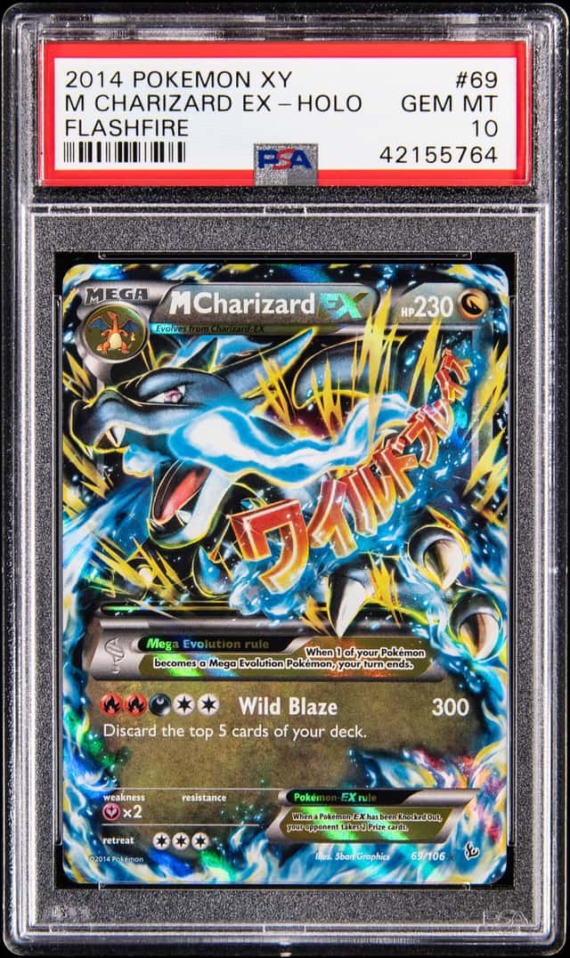 2014 Pokemon XY Flashfire Holo #69 M Charizard EX - PSA GEM MT 10
