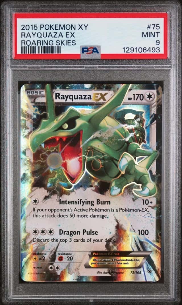 Pokemon Rayquaza EX Roaring Skies 75/108 PSA 9 Mint