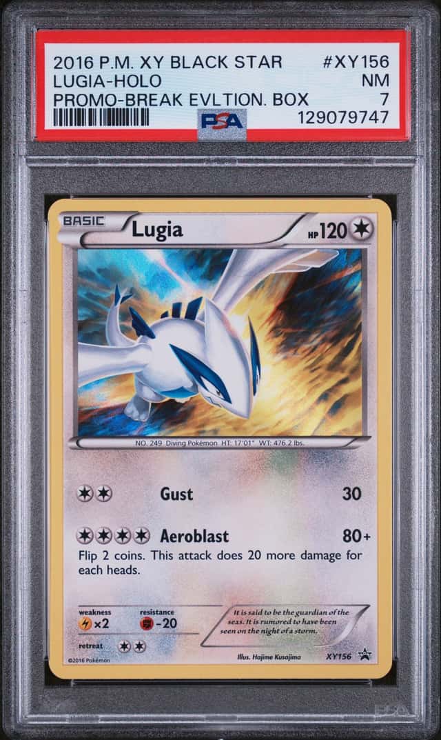 2016 Pokemon XY Promos XY156 Lugia Holo PSA 7