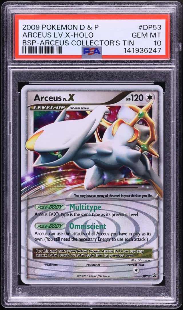 Arceus Collector's Tin