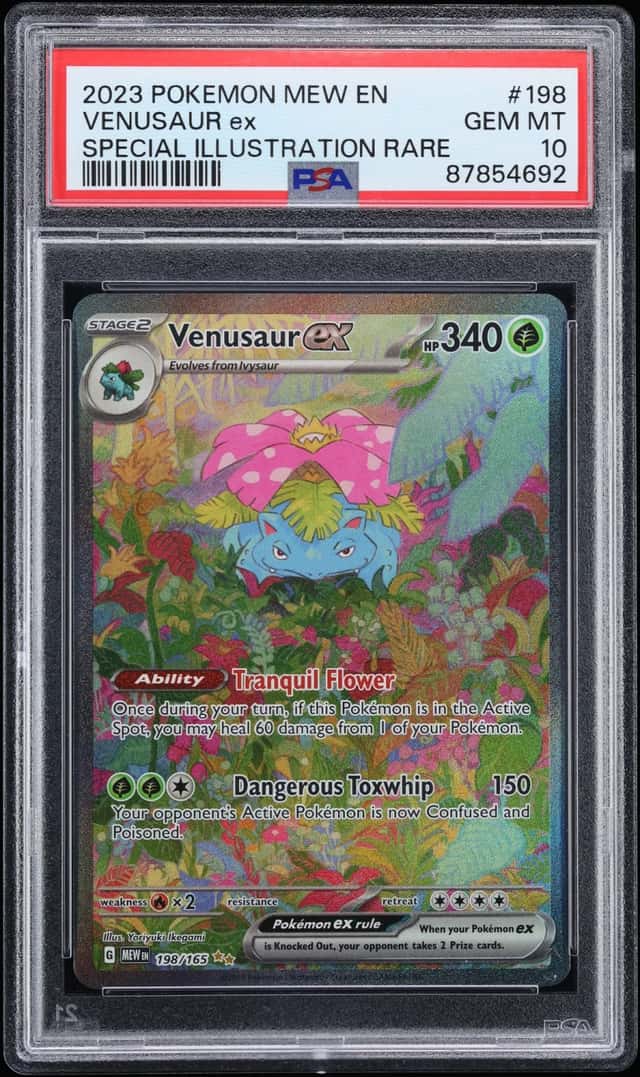 2023 Pokemon Scarlet & Violet 151 SIR Venusaur Ex #198 PSA 10 GEM MINT