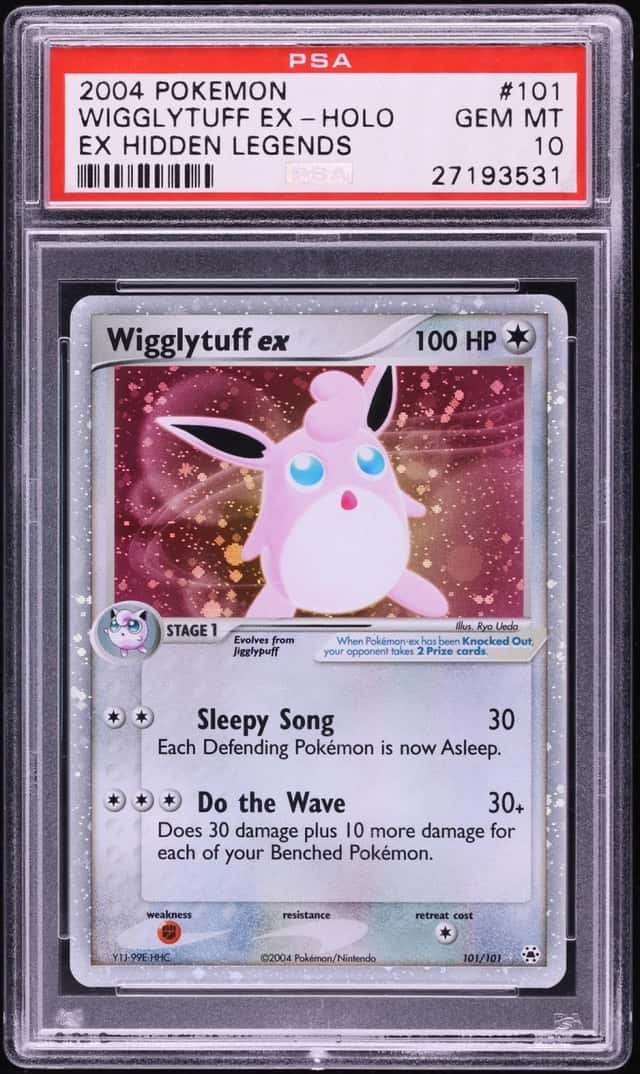 2004 Pokemon EX Hidden Legends Holo Wigglytuff EX #101 PSA 10 GEM MINT