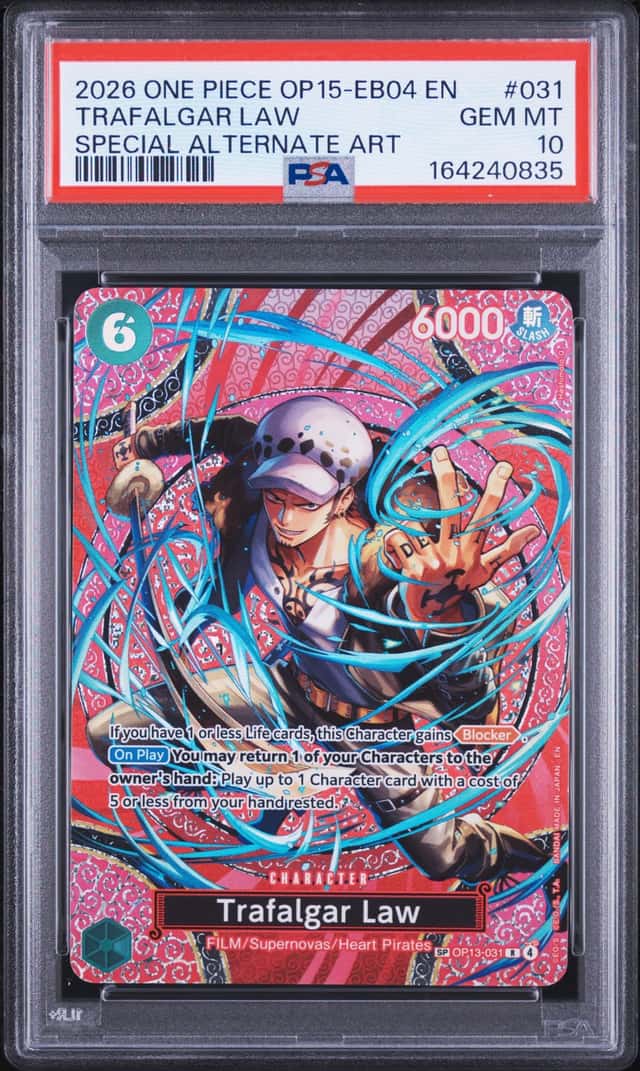 Namco Trafalgar Law SP Foil English OP13-031 Adventure on Kami's Island