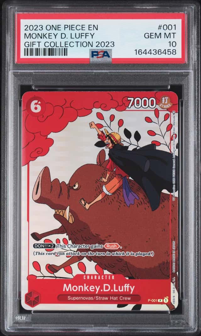 2023 One Piece Monkey D. Luffy Gift Collection #P-001 PSA 10 GEM MINT