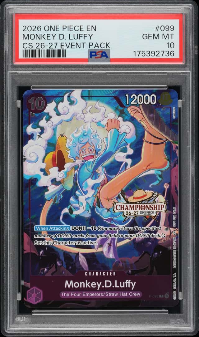 2026 One Piece Championship 26-27 Event Pack Monkey D. Luffy #P099
