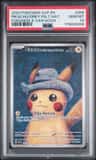 Pikachu/grey Felt Hat