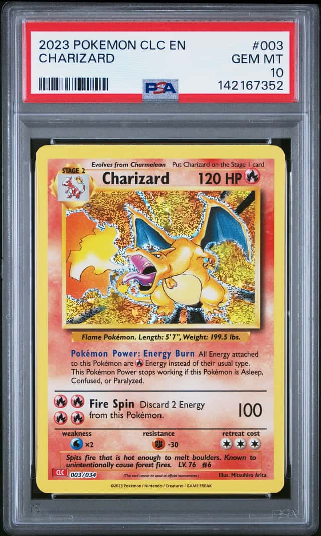 2023 Pokemon CLC EN Classic #003 Charizard Holo PSA 10 GEM MINT
