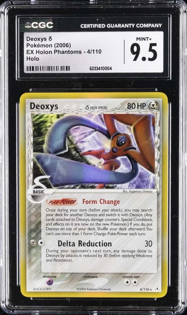 2006 POKEMON EX SERIES #4/110 DEOXYS CGC 9.5