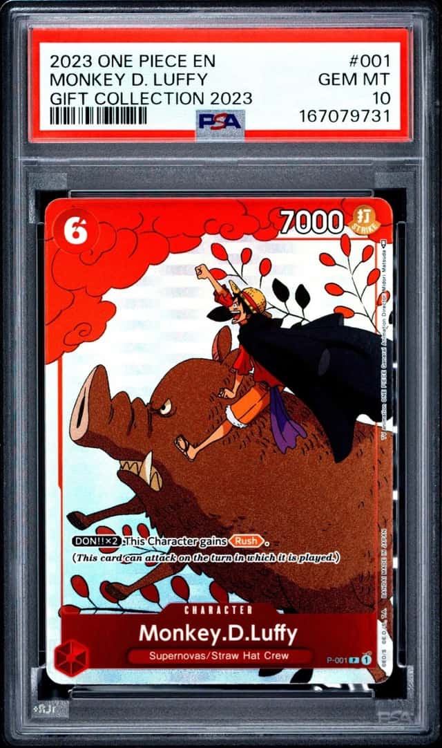 One Piece Monkey D. Luffy Gift Coll. 2023 001 PSA 10 Gem Mint