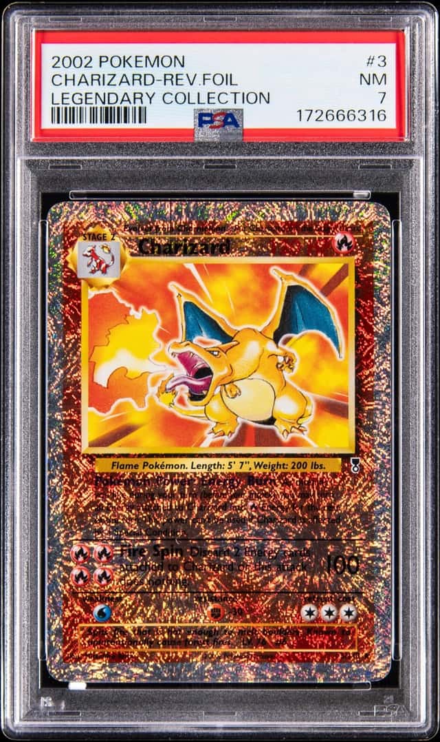 2002 Pokemon Legendary Collection Reverse Holo #3 Charizard