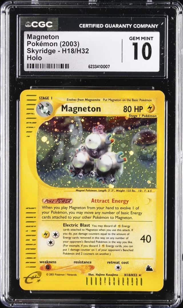2003 POKEMON: E-CARD SERIES #H18/H32 MAGNETON CGC 10 GEM MINT