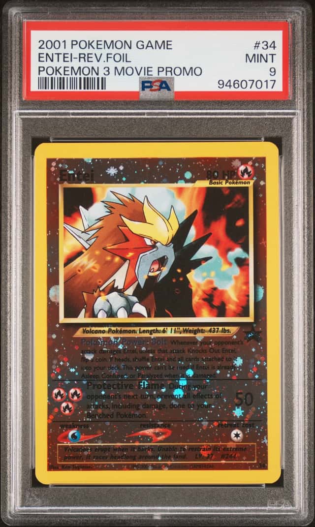 Entei 34/53 Wotc Promo Reverse Holo Promo Pokémon TCG Card English 80 HP