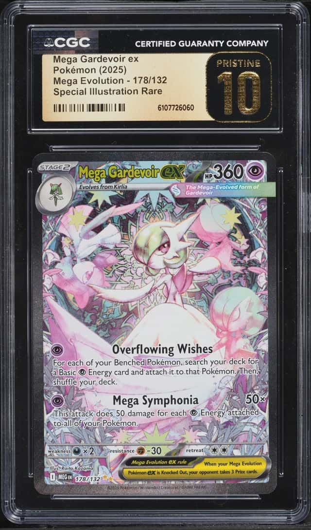 2025 Pokemon Mega Evolution SIR Mega Gardevoir EX #178 CGC 10 PRISTINE