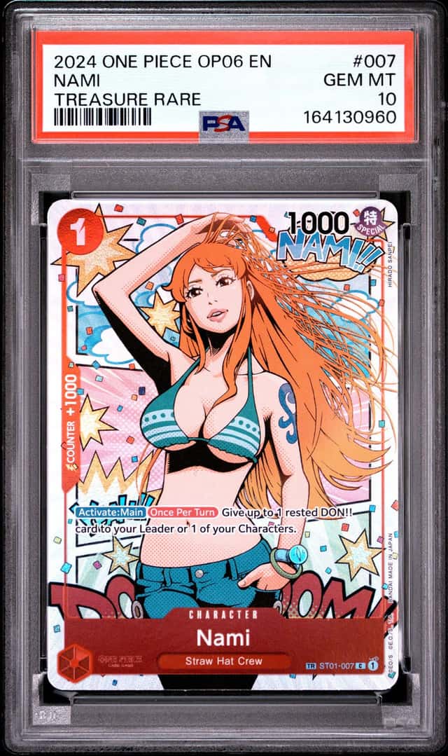 2024 One Piece Wings of the Captain Treasure Rare Nami #ST01007