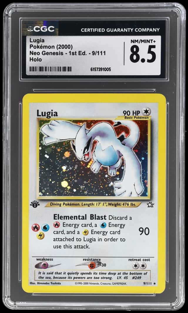 2000 Pokemon Neo Genesis 1st Edition Holo Lugia #9