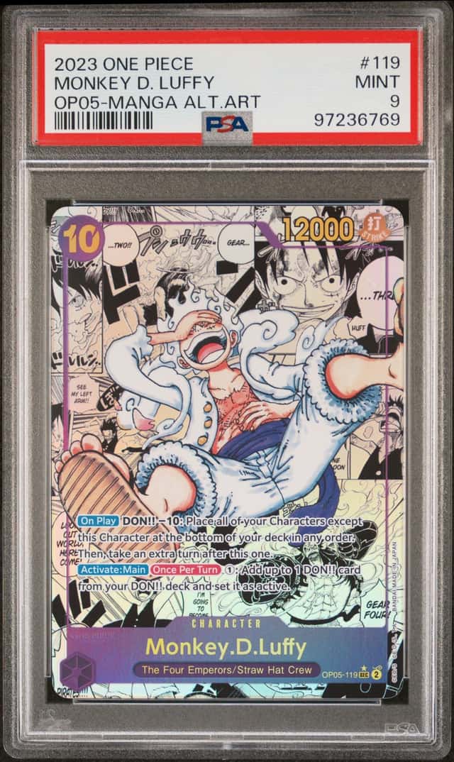2023 One Piece Awakening of the New Era Manga Alternate Art Monkey D. Luffy #OP05119
