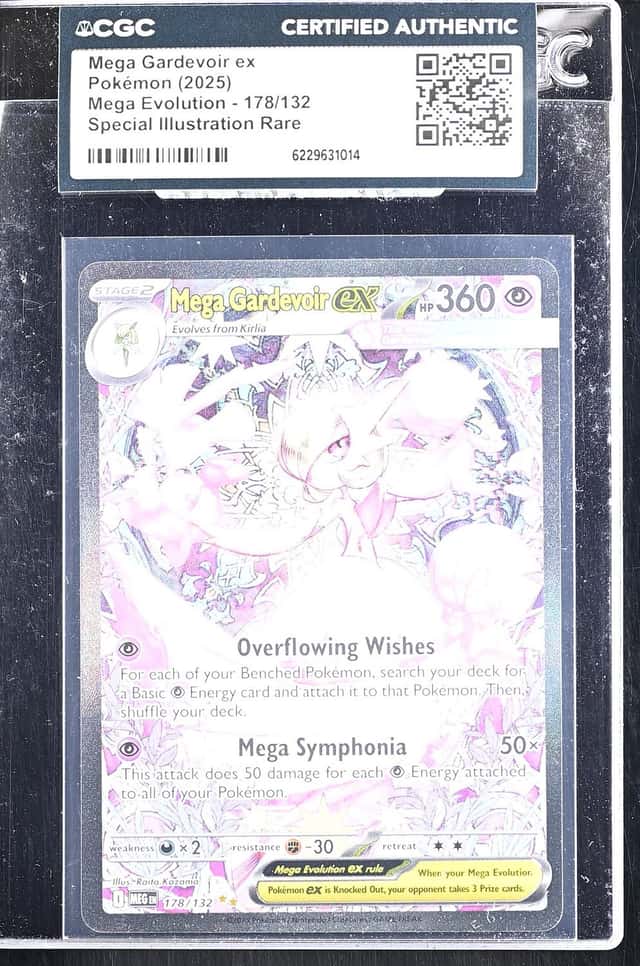 2025 Pokemon Mega Evolution SIR Mega Gardevoir Ex #178 CGC AUTH