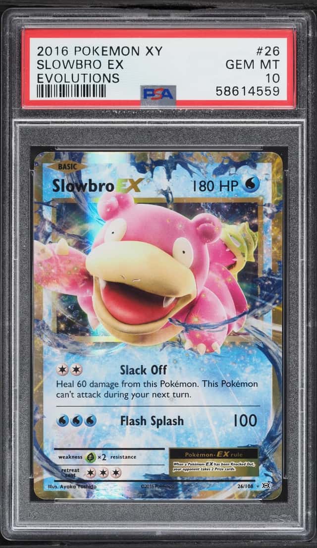 2016 Pokemon XY Evolutions Slowbro EX #26 PSA 10 GEM MINT