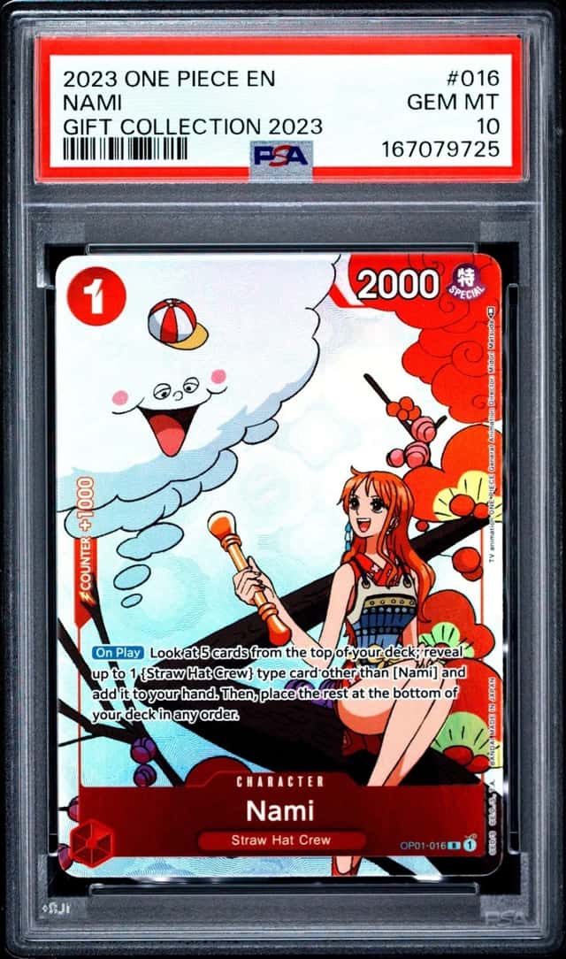 One Piece Nami Gift Coll. 2023 016 PSA 10 Gem Mint