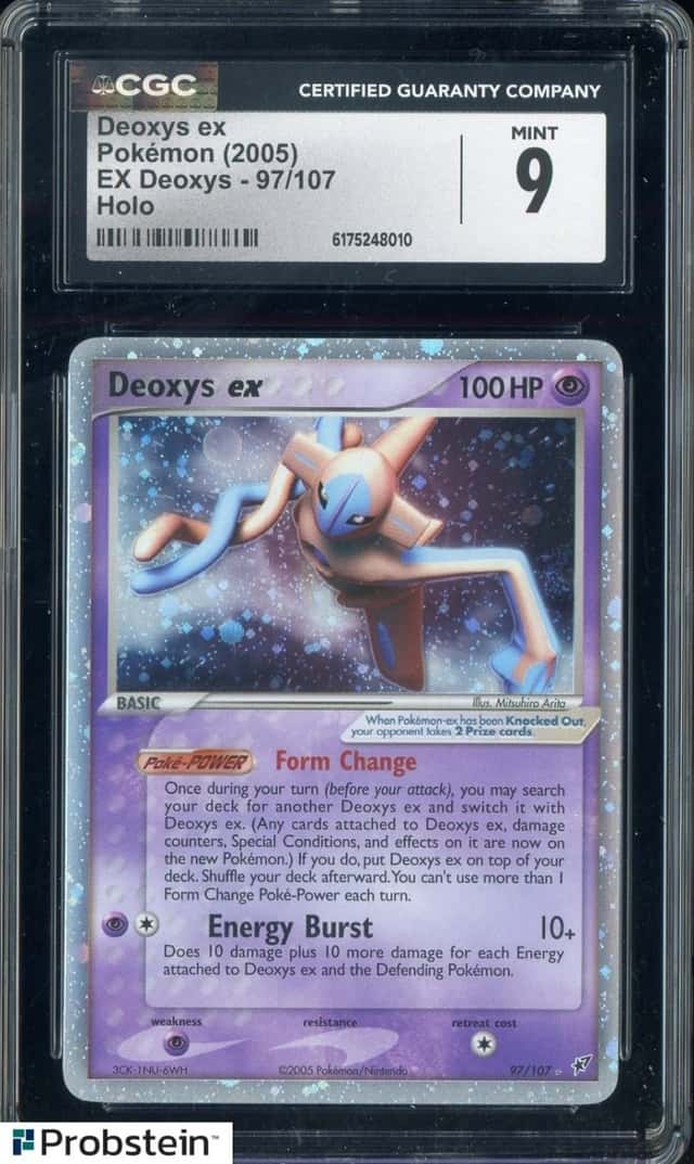 2005 Pokemon EX Deoxys #97 Deoxys ex Holo CGC 9 MINT