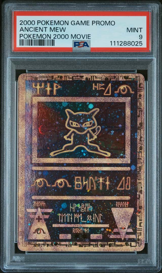 ANCIENT MEW 2000 POKEMON GAME PROMO 2000 MOVIE MINT PSA 9 Q0895