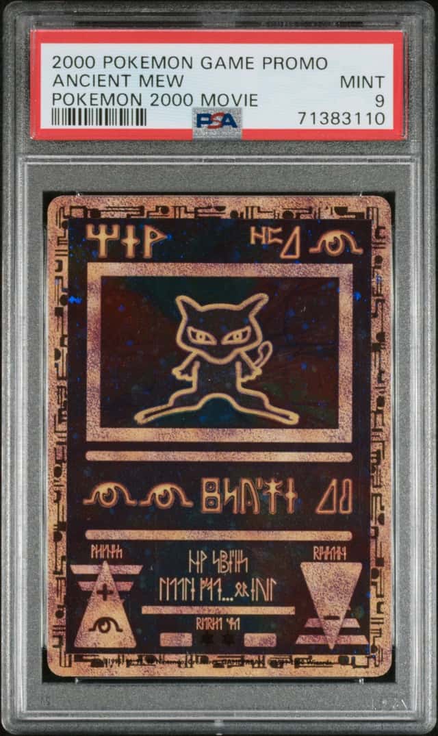 ANCIENT MEW 2000 POKEMON GAME PROMO 2000 MOVIE PSA 9 Q0895
