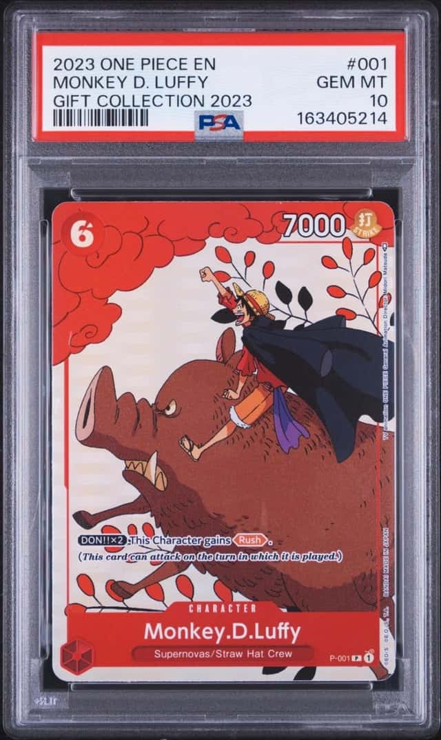 One Piece Monkey D. Luffy Gift Coll. 2023 001 PSA 10 Gem Mint