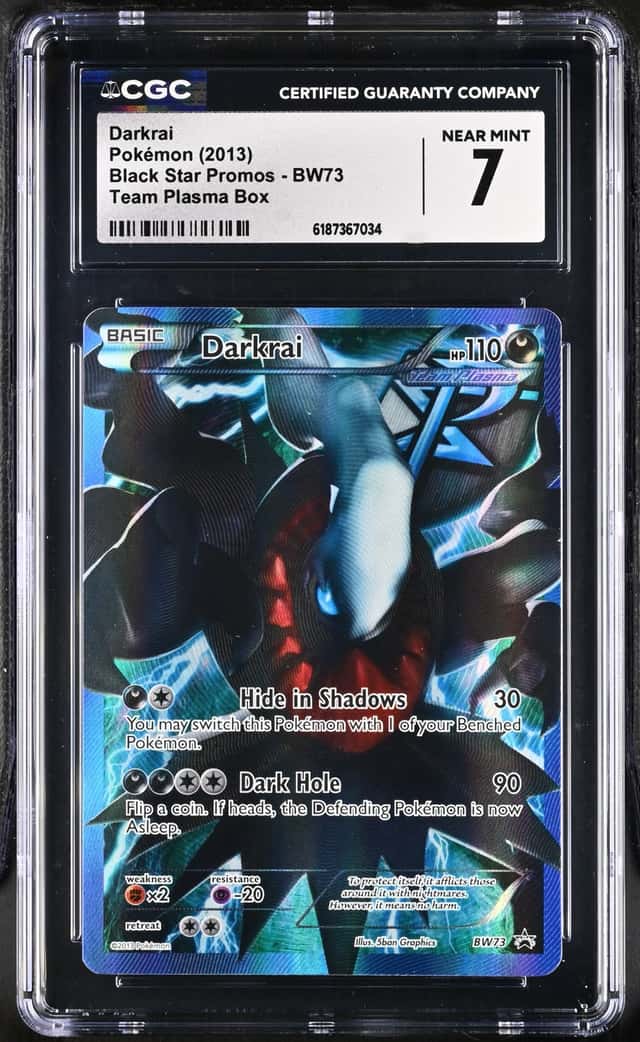 2013 Pokemon TCG English Darkrai Black Star Promos #BW73 Holo CGC 7 XI60