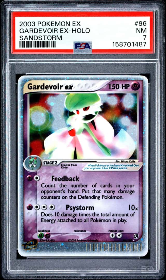 2003 Pokemon EX Sandstorm #96 Gardevoir ex Holo PSA 7 NM