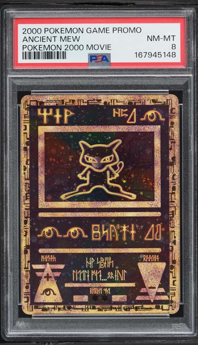2000 Pokemon Movie Promo Ancient Mew PSA 8 NM-MT
