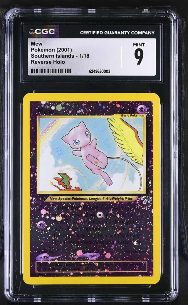 2001 Pokemon Southern Islands #1/18 Mew Reverse Holo CGC 9 MINT