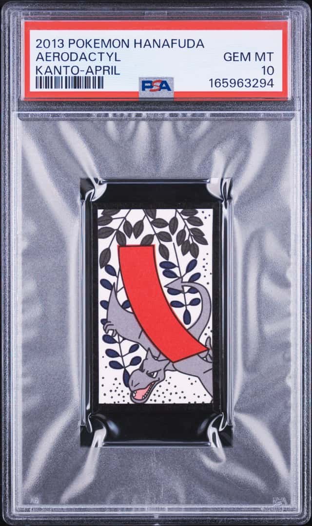 2013 POKEMON HANAFUDA KANTO APRIL AERODACTYL PSA 10