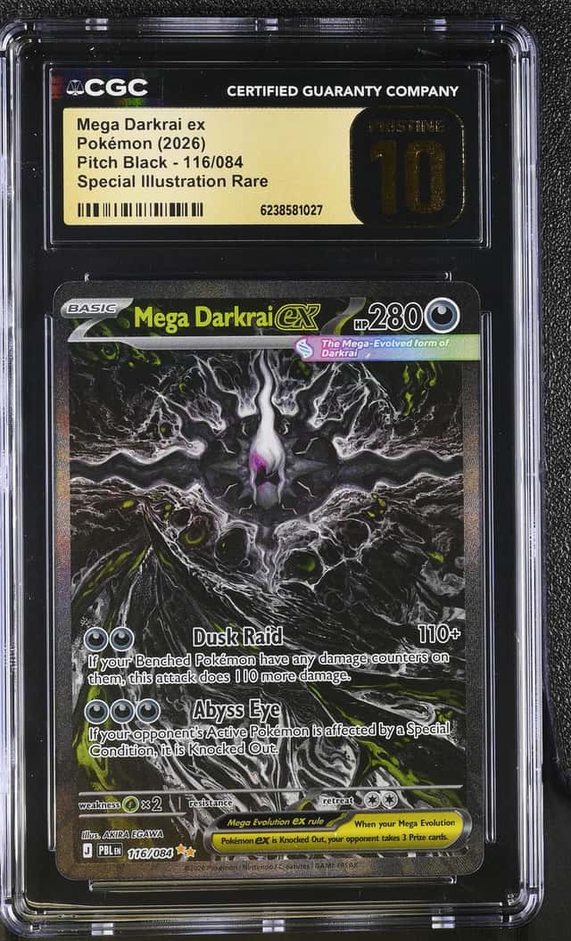 Pokemon Mega Darkrai ex SIR Special Illustration Rare #116/084 CGC 10 PRISTINE