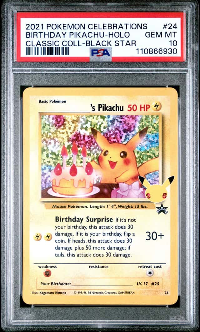 _____'s Pikachu STAMP [25th Anniversary] TEXTURED CONFETTI HOLO