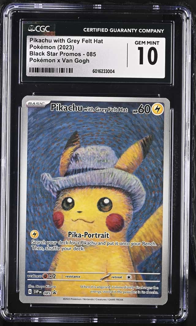 Pikachu/Grey Felt Hat