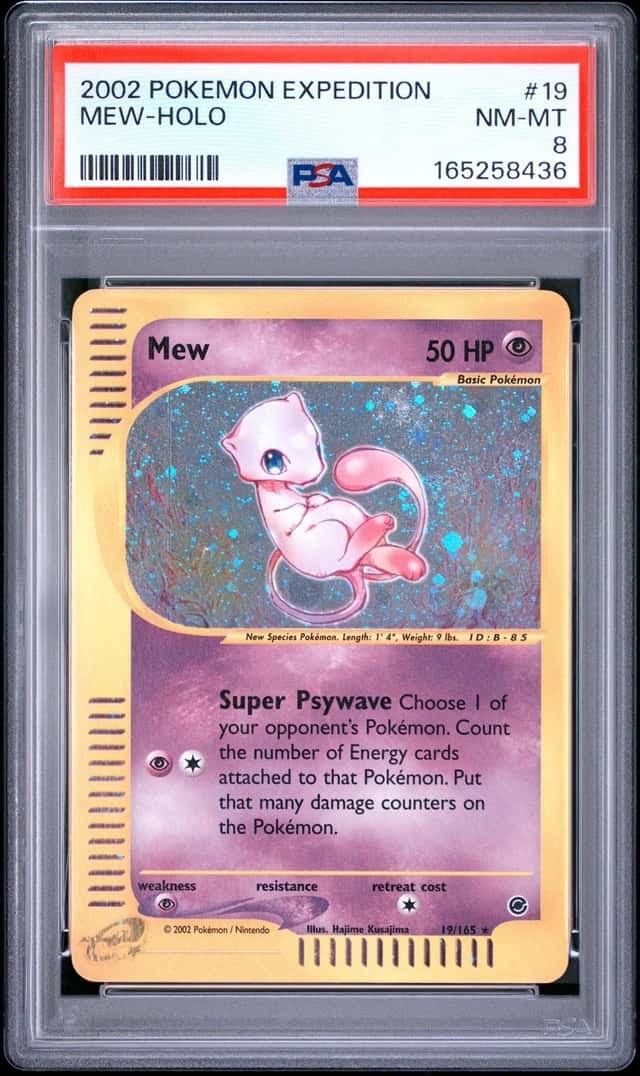 2002 Pokemon Expedition Holo Mew #19